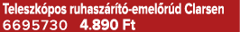 Teleszk pos ruhasz r t emel r d Clarsen 6695730 4.890 Ft