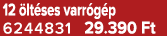 12 lt ses varr g p 6244831 29.390 Ft