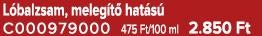 L balzsam, meleg t hat s  C000979000 475 Ft/100 ml 2.850 Ft