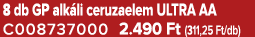 8 db GP alk li ceruzaelem ULTRA AA C008737000 2.490 Ft (311,25 Ft/db)