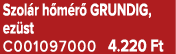 Szol r h m r GRUNDIG, ez st C001097000 4.220 Ft