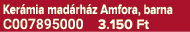 Ker mia mad rh z Amfora, barna C007895000 3.150 Ft