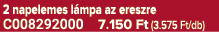 2 napelemes l mpa az ereszre C008292000 7.150 Ft (3.575 Ft/db)