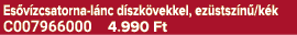 Es v zcsatorna l nc d szk vekkel, ez stsz n /k k C007966000 4.990 Ft