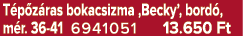 T p z ras bokacsizma ‚Becky’, bord , m r. 36 41 6941051 13.650 Ft