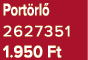Port rl 2627351 1.950 Ft