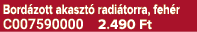 Bord zott akaszt radi torra, feh r C007590000 2.490 Ft