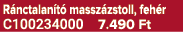 R nctalan t massz zstoll, feh r C100234000 7.490 Ft