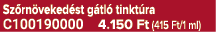Sz rn veked st g tl tinkt ra C100190000 4.150 Ft (415 Ft/1 ml)