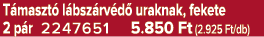 T maszt l bsz rv d  uraknak, fekete 2 p r 2247651 5.850 Ft (2.925 Ft/db)