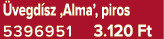  vegd sz ‚Alma’, piros 5396951 3.120 Ft