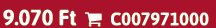 9.070 Ft  C007971000