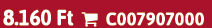 8.160 Ft  C007907000