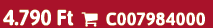 4.790 Ft  C007984000