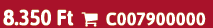 8.350 Ft  C007900000