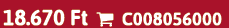 18.670 Ft  C008056000