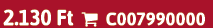 2.130 Ft  C007990000