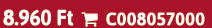 8.960 Ft  C008057000