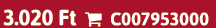 3.020 Ft  C007953000