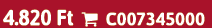 4.820 Ft  C007345000