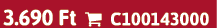3.690 Ft  C100143000