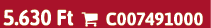 5.630 Ft  C007491000