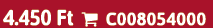 4.450 Ft  C008054000