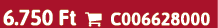 6.750 Ft  C006628000