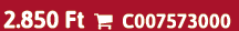 2.850 Ft  C007573000