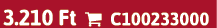 3.210 Ft  C100233000