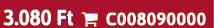 3.080 Ft  C008090000