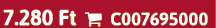 7.280 Ft  C007695000