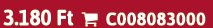3.180 Ft  C008083000