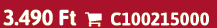 3.490 Ft  C100215000