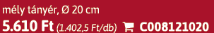 m ly t ny r,  20 cm 5.610 Ft (1.402,5 Ft/db)  C008121020