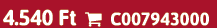 4.540 Ft  C007943000