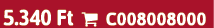 5.340 Ft  C008008000