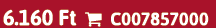 6.160 Ft  C007857000