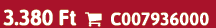 3.380 Ft  C007936000