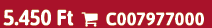 5.450 Ft  C007977000