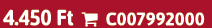 4.450 Ft  C007992000