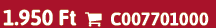 1.950 Ft  C007701000