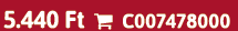5.440 Ft  C007478000