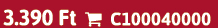 3.390 Ft  C100040000