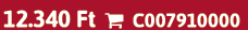 12.340 Ft  C007910000