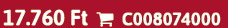 17.760 Ft  C008074000