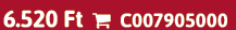 6.520 Ft  C007905000