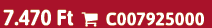 7.470 Ft  C007925000