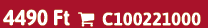 4490 Ft  C100221000