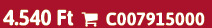 4.540 Ft  C007915000